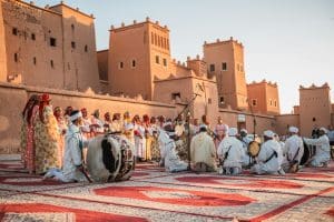 concert devant la kasbah taourirt a ouarzazate par abdou faiz
