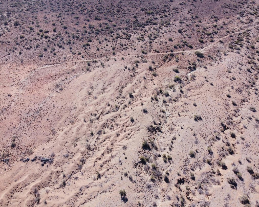 desert karoo vue du ciel par arnold shaeffer
