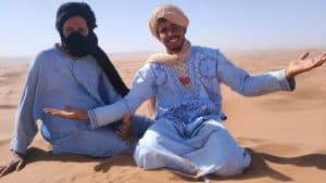 deux nomades en gandura