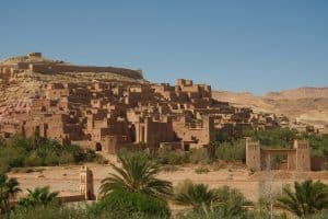 vue paysage de ait ben haddou par raul mermans garcia