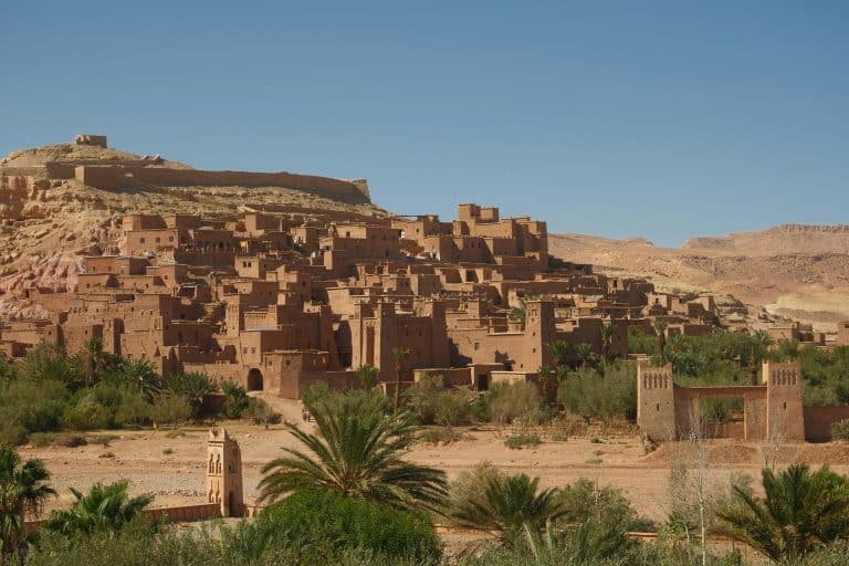 vue paysage de ait ben haddou par raul mermans garcia