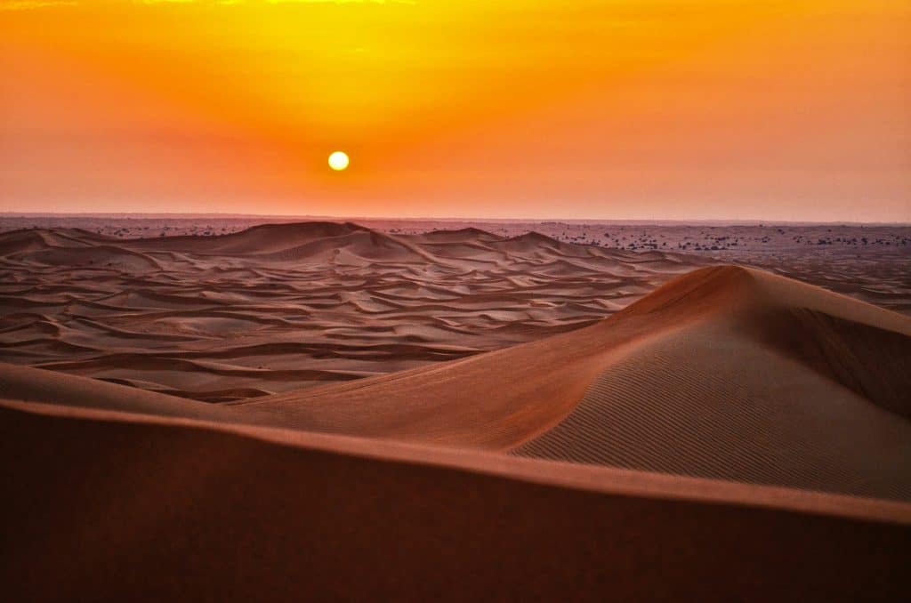 vue paysage du desert du sahara par fabian struwe