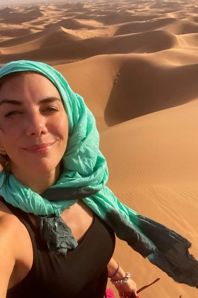 aurelie dans le desert
