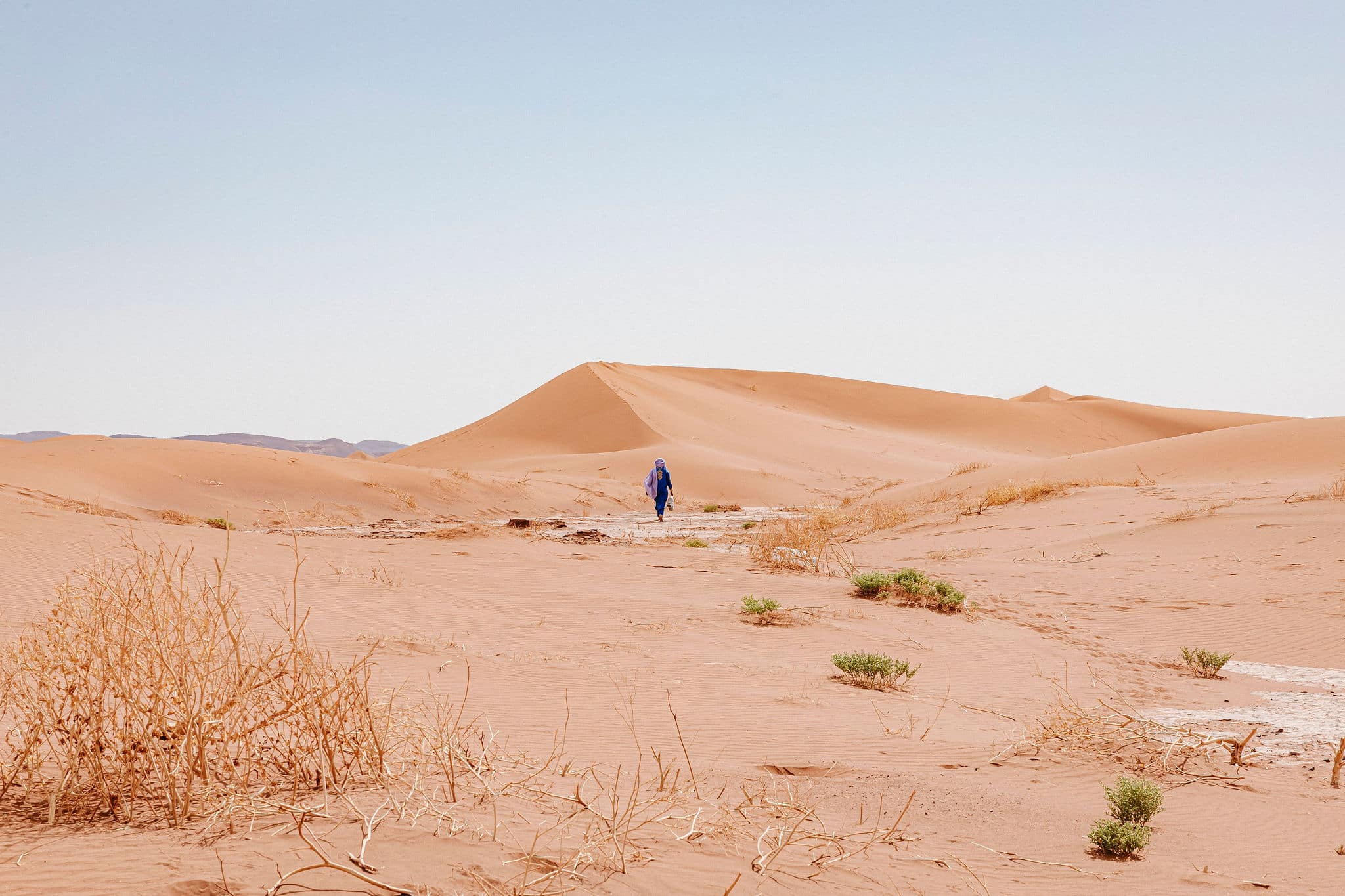 nomade en route pour la grande dune