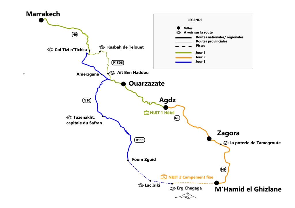 circuit 4x4 marrakech chegaga 3 jours