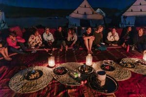 salon nomade autour du feu