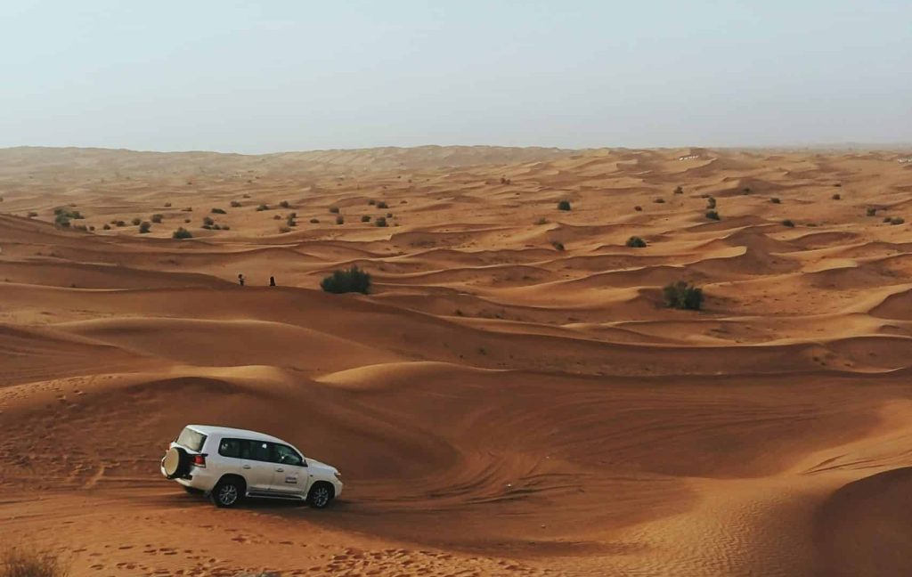 circuit 4x4 dans le desert